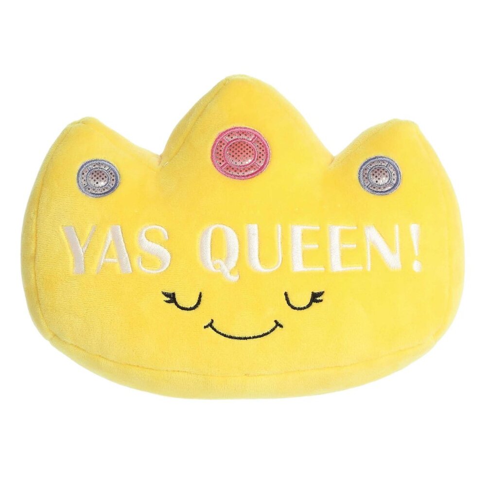 Yas Queen - Crown Empowerment Plush by JUST SAYIN'™ – 7 Inches of Confidence